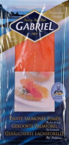 Sliced cold smoked trout - Smoked fish