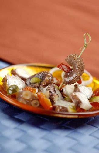 Octopus salade - Hapjes en tapas