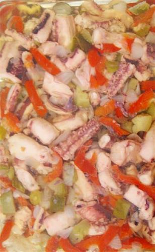 Octopus salade - Hapjes en tapas