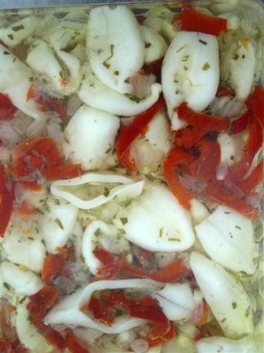 Squid tubes salad - Appetizers & tapas