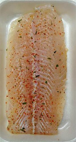 Pangasius filet with spices
